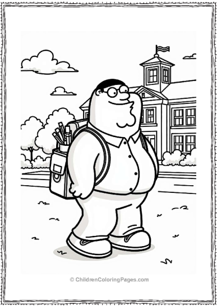 Chris Griffin Back To School Scene Free PDF Printable