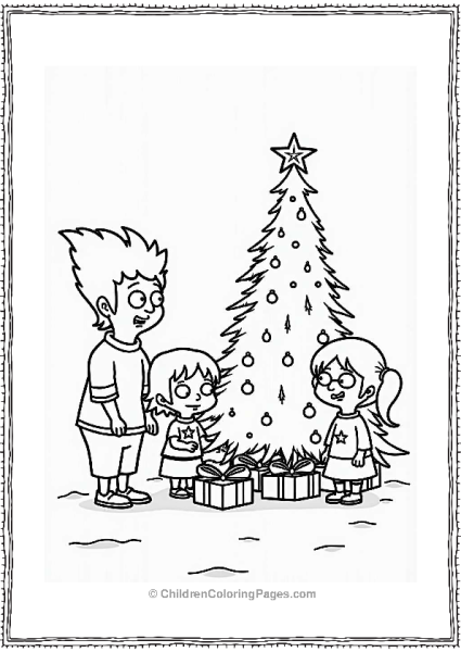 Christmas Morning At The Belcher’s Free PDF Printable