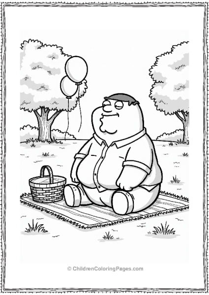 Cleveland Brown At The Park Free PDF Printable