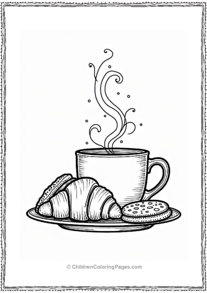 Coffee And Pastries Display Free PDF Printable