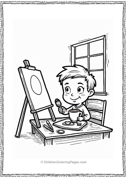 Coffee In The Artist S Studio Free PDF Printable