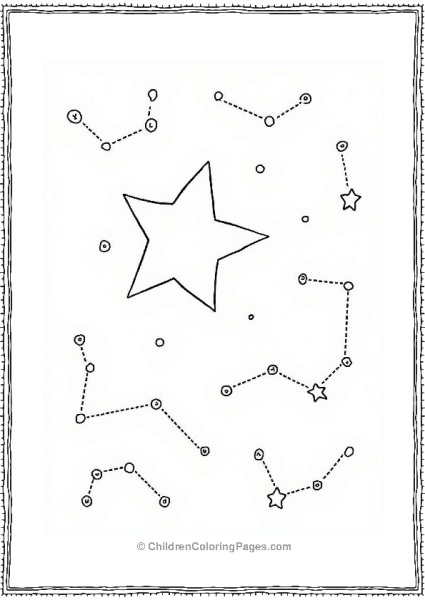 Constellation Patterns For Coloring Free PDF Printable