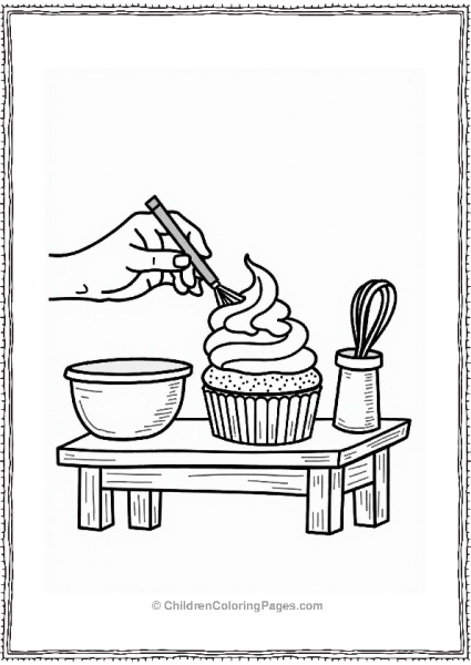 Cupcake Decoration In The Kitchen Free PDF Printable