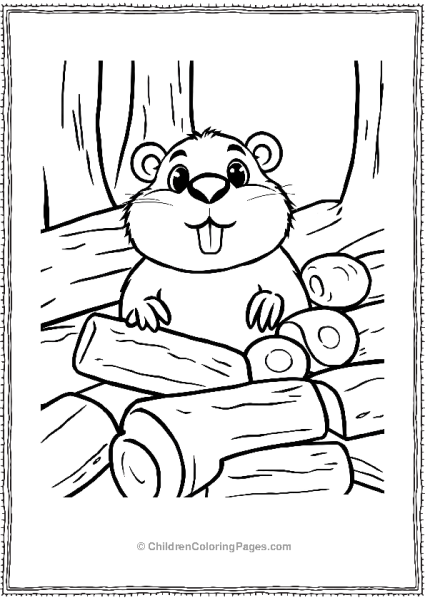 Curious Beaver Free PDF Printable