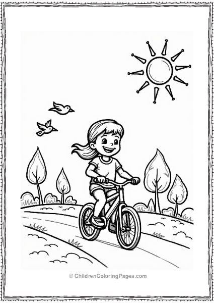 Cycling Under The Sun Free PDF Printable