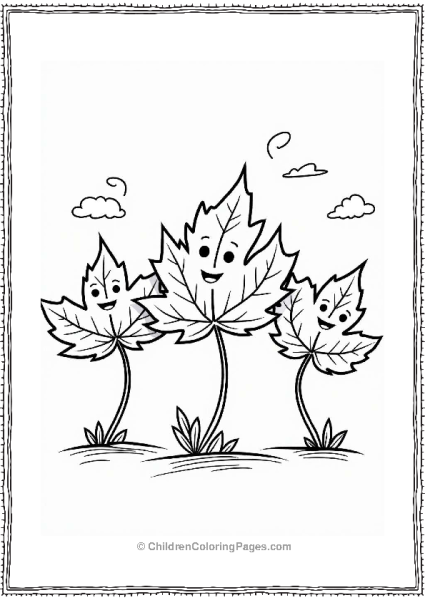 Dancing Leaves In The Wind Free PDF Printable