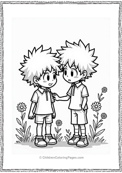 Deku Comforting A Friend Free PDF Printable