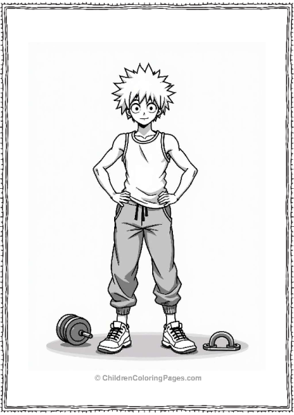 Deku In A Training Outfit Free PDF Printable