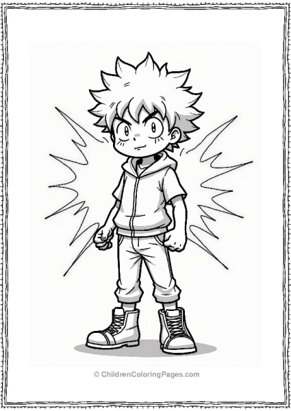 Deku Ready For Action Free PDF Printable