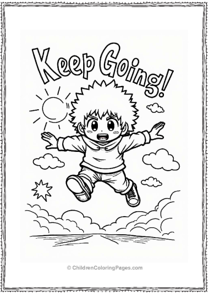 Deku Ready To Take Flight Free PDF Printable