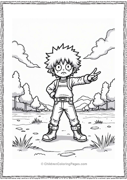 Deku Training In The Field Free PDF Printable