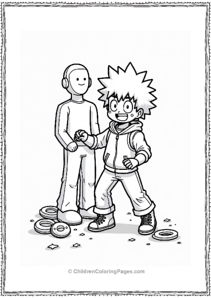 Deku Training With A Dummy Free PDF Printable