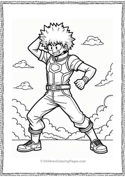 Deku’s Dynamic Battle Stance Free PDF Printable