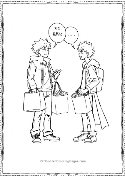 Denji And Power Arguing Free PDF Printable