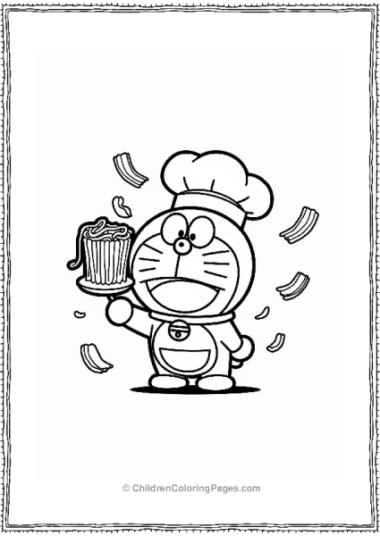 Doraemon Instant Noodle Maker Free PDF Printable