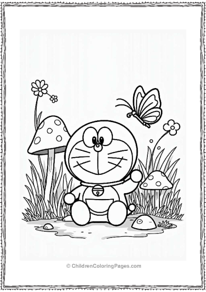 Dorami In The Magical Garden Free PDF Printable