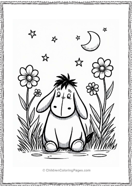 Eeyore And The Night Flowers Free PDF Printable