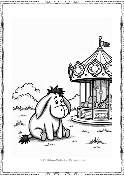 Eeyore At The Summer Fair Free PDF Printable