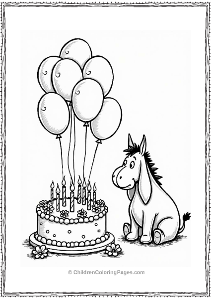 Eeyore’s Birthday Surprise Free PDF Printable