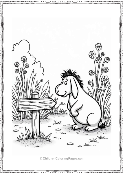 Eeyore Garden Surprise Free PDF Printable