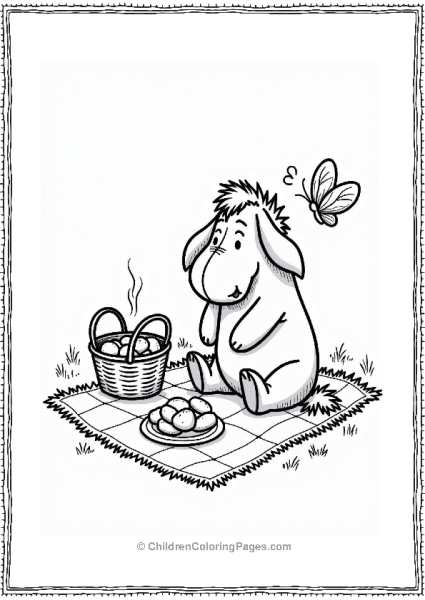 Eeyore’s Picnic Setup Free PDF Printable