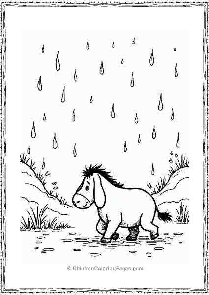 Eeyore’s Rainy Day Adventure Free PDF Printable