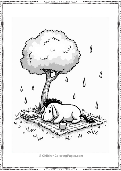 Eeyore’s Rainy Day Picnic Free PDF Printable