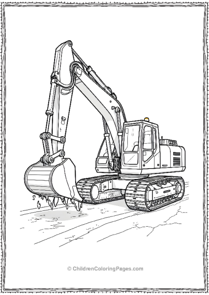 Electric Excavator Free PDF Printable