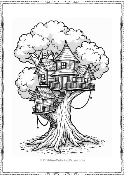 Enchanted Treehouse Village Free PDF Printable