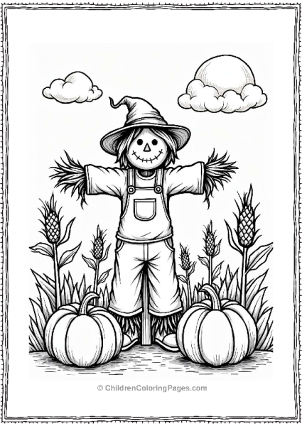 Enchanting Harvest Festival Scarecrow Free PDF Printable