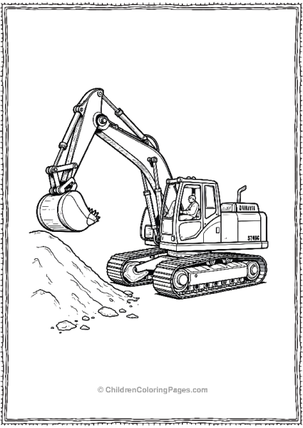 Excavator Used In Quarries Free PDF Printable