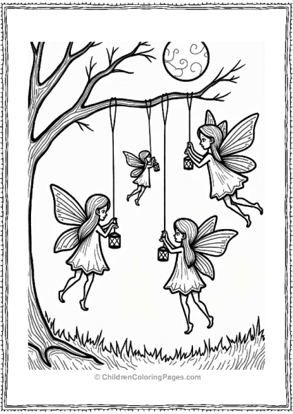 Fairy Lantern Festival Under The Moon Free PDF Printable