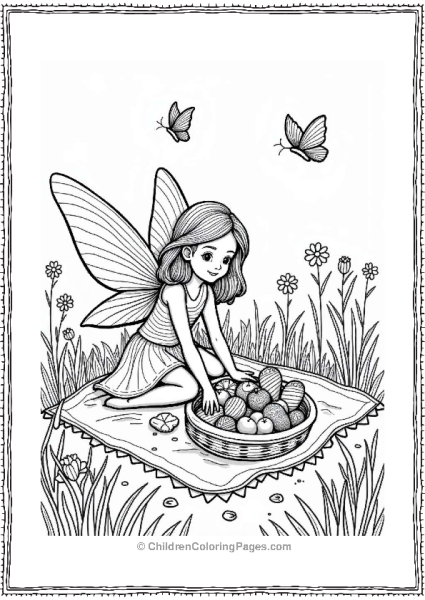 Fairy Picnic In The Meadow Free PDF Printable