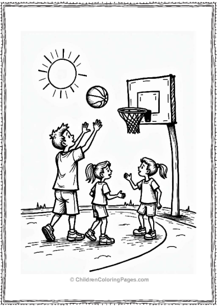 Family Basketball Fun Free PDF Printable