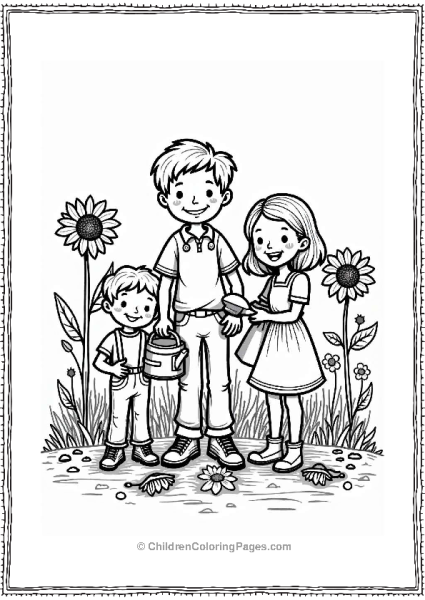 Family Gardening Fun Free PDF Printable