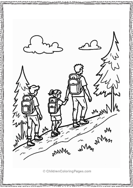 Family Hiking Adventure In Nature Free PDF Printable