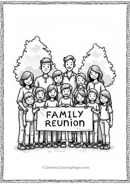 Family Reunion At The Park Free PDF Printable