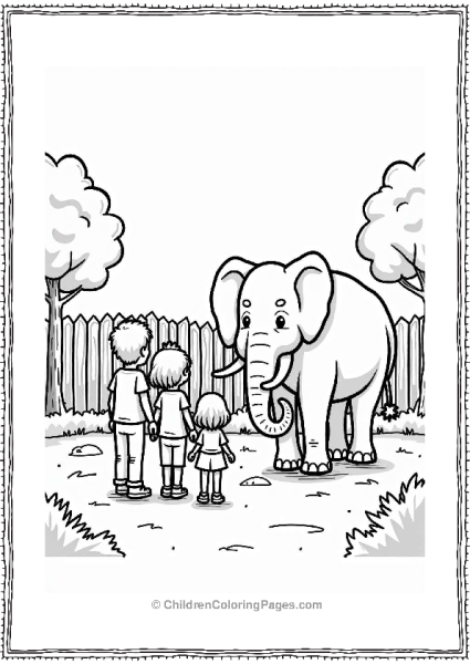 Family Trip To The Zoo Free PDF Printable