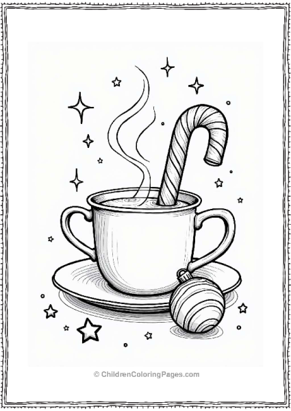 Festive Holiday Coffee Mug Free PDF Printable