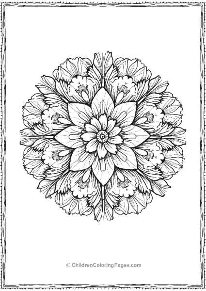 Flower Mandala A Mandala Design Free PDF Printable