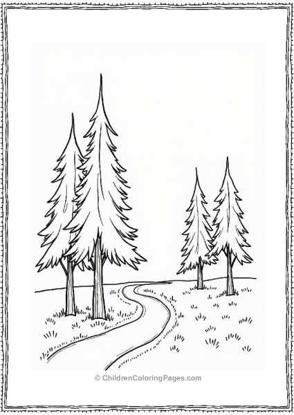 Foggy Morning With Trees Free PDF Printable