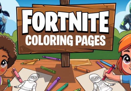 Fortnite Coloring Pages – Download Free PDF Printabels 🕹️🎮