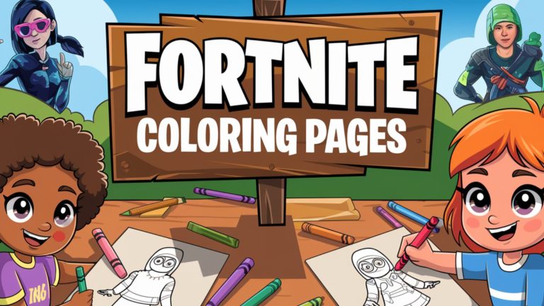 Fortnite Coloring Pages