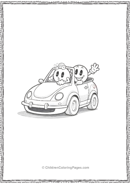 Freepik Two Cartoon Characters Pacman And Mrs Pacman Free PDF Printable