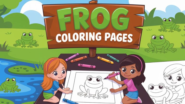 Frog Coloring Pages