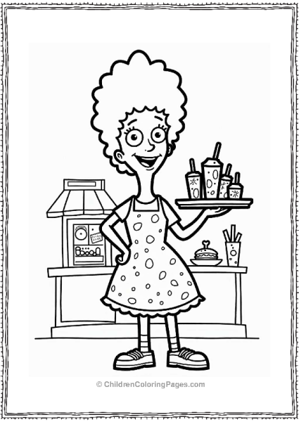 Funny Lady At Bob’s Burgers Free PDF Printable