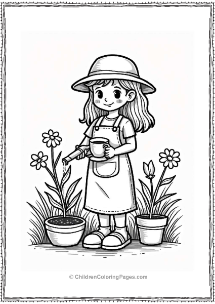 Gardener’s Morning With Coffee Free PDF Printable