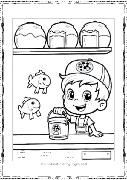 Gil At A Shop Free PDF Printable