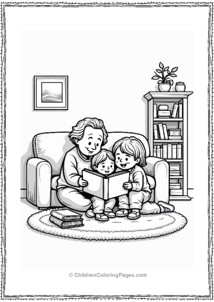 Grandparents Reading To Grandchildren Free PDF Printable