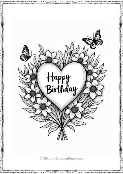 Happy Birthday Card Design Free PDF Printable